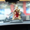 National trend pendant, color alloy large knife, Guan Gong car ornament, martial arts gift, car interior decoration, perfume holder Item Picture